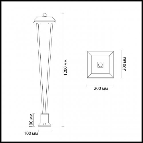 Ландшафтный светильник Odeon Light Bearitz 6655/12GA LED 12W