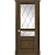 Межкомнатная дверь La Porte серия New Classic модель 200.2 дуб миндаль со стеклом Ромб