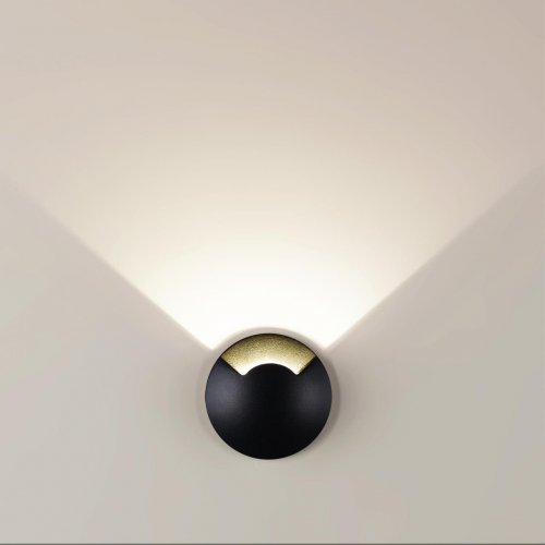 Встраиваемый грунтовый светильник Odeon Light Nature LED 3W 3000K 12V/24V WALD (нужен драйвер 357781/357782) черный, арт. 6662/1GL3