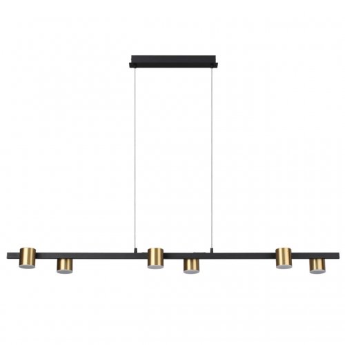 Светильник подвесной Lumion Flint 6532/40L 40W чёрный, латунь
