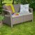 Двухместный диван Keter Corfu Love Seat коричневый 223214