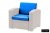 Комплект мебели Rattan Premium 4 серый SF1-4PG