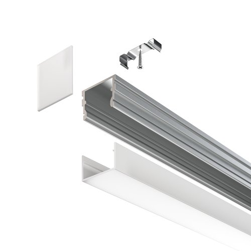Алюминиевый профиль Led Strip ALM007S-2M