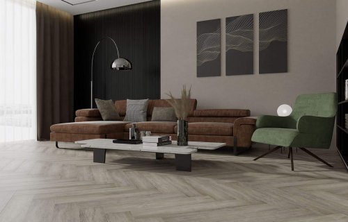 Виниловая плитка ПВХ Stone Floor SPC Дуб Байрон 880508 НР