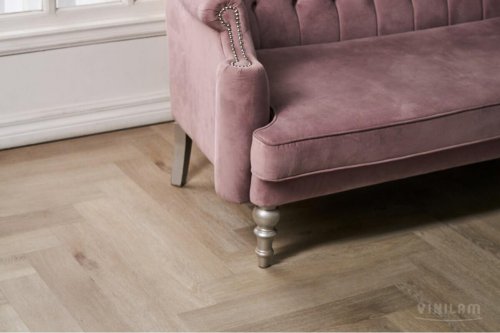 Виниловый ламинат Vinilam Parquet Herringbone Скандинавский паркет