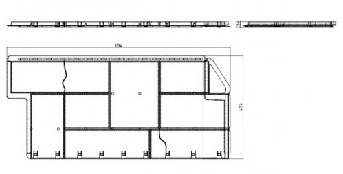 Фасадная (цокольная) панель Альта Профиль Гранит Альпийский