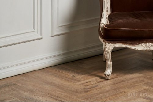 Виниловый ламинат Vinilam Parquet Herringbone Северный паркет