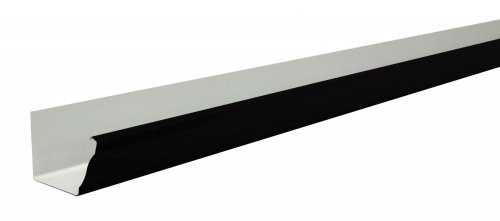 Желоб прямоугольный Vortex Matt 127мм 3м RAL 9005 черный