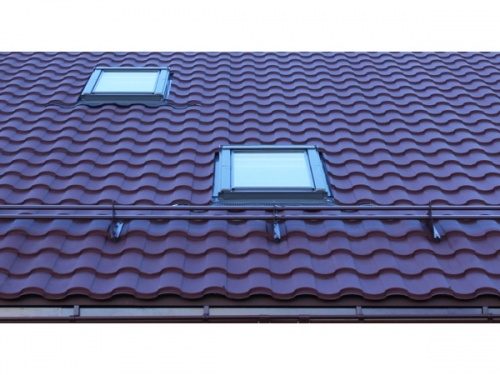 Металлочерепица Grandline Кредо 0.5 Satin Мatt RAL 8004 терракота