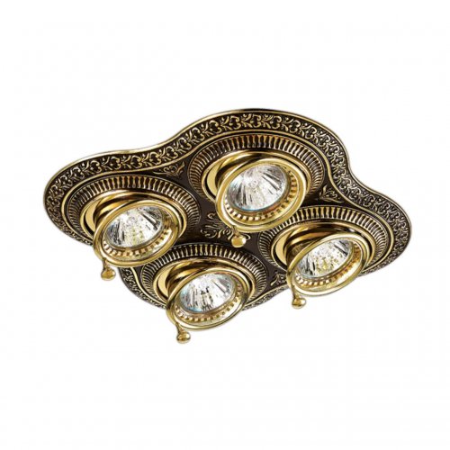 Светильник встраиваемый поворотный Novotech Vintage 370180 GX5.3 200 Вт