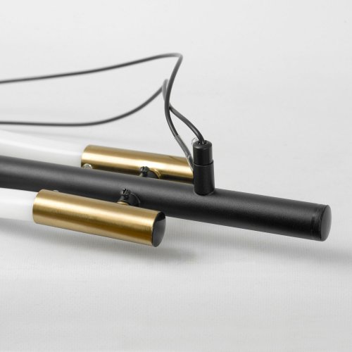Линейно-подвесной светильник Lussole River цвет черный арт. LSP-7303 4000K 1*18W LED