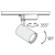 Трековый светильник Technical Track lamps TR003-1-12W3K-B Трековый светильник Technical Track lamps TR003-1-12W3K-B