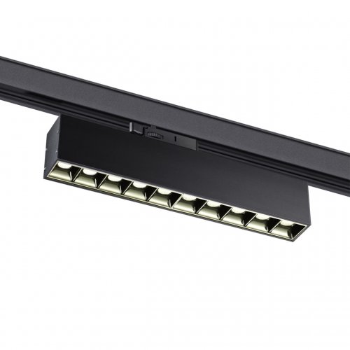 Трековый светодиодный светильник 3х-фазный Novotech Port 358861 16W черный