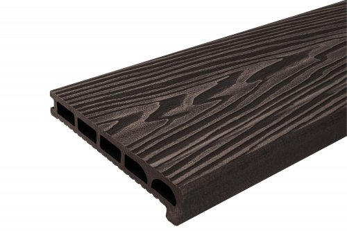 Ступень узкая (полуступень) Classic брашинг, 3000х170х25мм, цвет венге