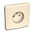 Розетка 1-м СП Этюд 16А IP20 без заземл. крем. SchE PC16-001K