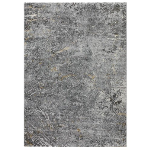 Турецкий ковер Almira E1621 Grey/Gold 2,3x1,6 м прямоугольный