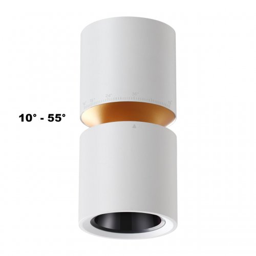Светильник накладной светодиодный LED 3000K Novotech 359337 белый 10W + 3W