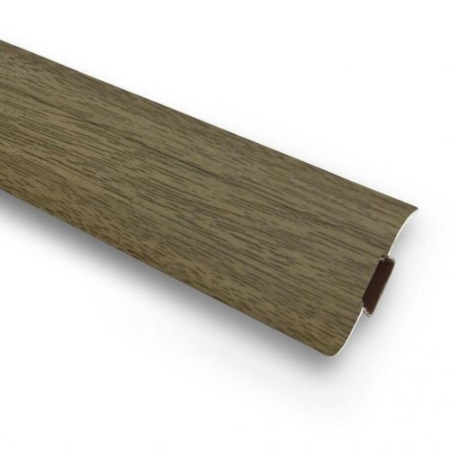 Плинтус ПВХ Идеал Классик 327 Сантал темный 55x22