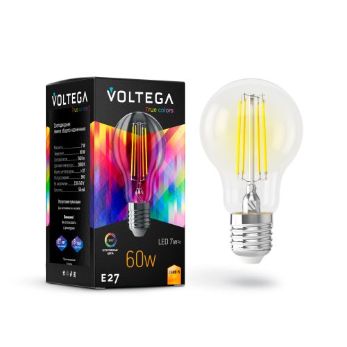 Лампочка Voltega General purpose bulb E27 7W High CRI 7154