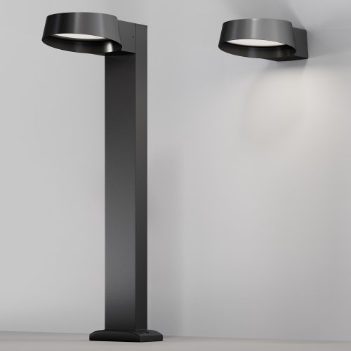 Настенный светильник (бра) Outdoor Share O443WL-L12GF3K 12W графит