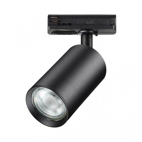 Трековый светильник однофазный Novotech Port 370965 50W черный