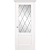Межкомнатная дверь La Porte серия New Classic модель 200.1 эмаль белая со стеклом Ромб