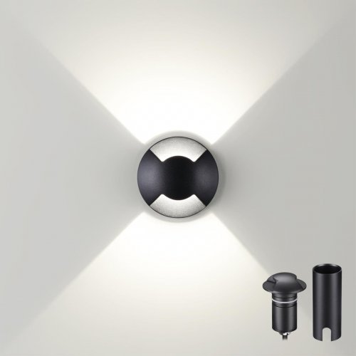 Встраиваемый грунтовый светильник Odeon Light Wald 6662/2GL LED 3W