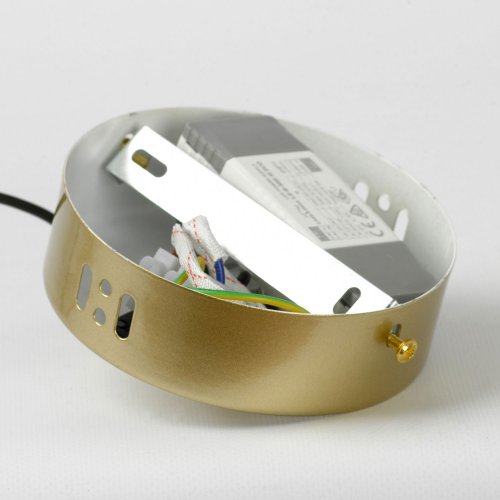 Подвесной светильник Lussole Alachua LSP-7182 8W матовое золото