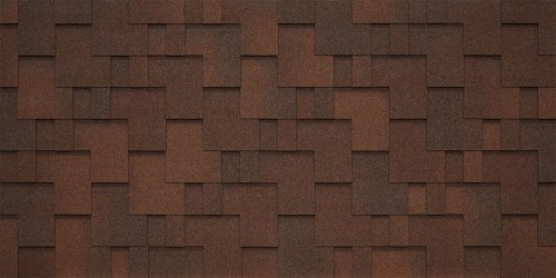 Гибкая черепица Tegola San Remo pelle 227 (красно-коричневый)