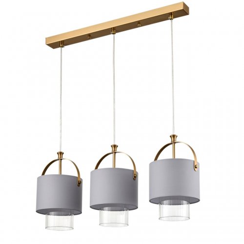 Подвес Lumion Jane цвет латунь, серый арт. 6592/3A  3*40W E14
