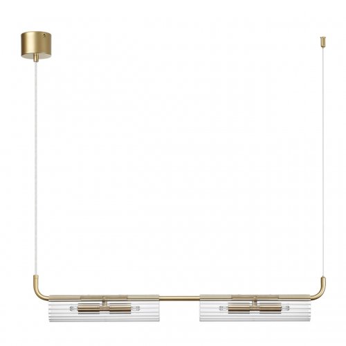 Подвес Lumion Toronto цвет золотой, прозрачный арт. 6560/4  4*20W G9