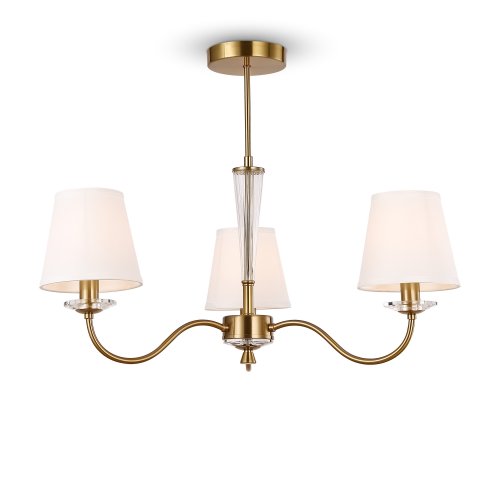 Люстра Freya FR2027PL-03BS Osborn латунь 40W E14