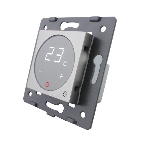 Терморегулятор теплого пола Livolo серый VL-C7-01TM-15