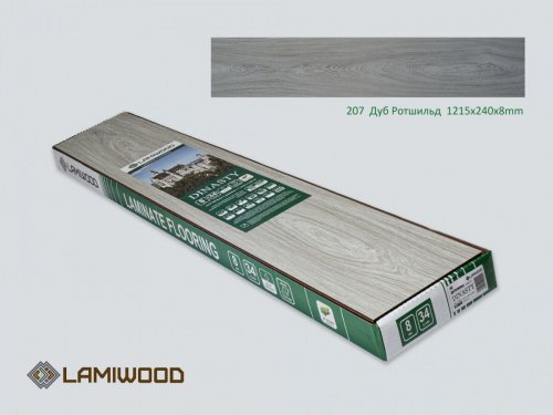 Ламинат Lamiwood (Ламивуд) Dynasty Дуб Ротшильд арт. 207