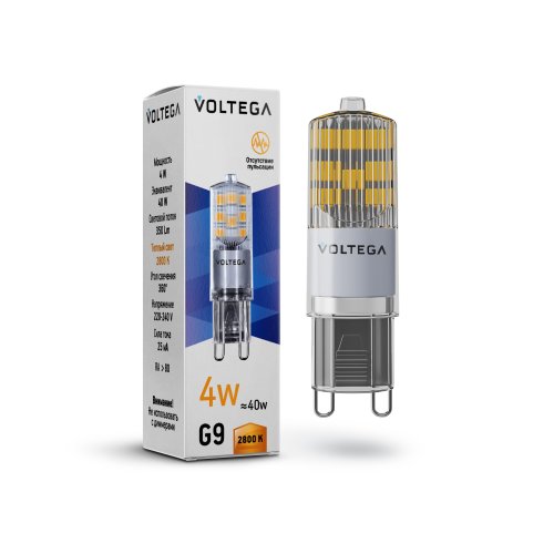 Лампочка Voltega Capsule G9 7124