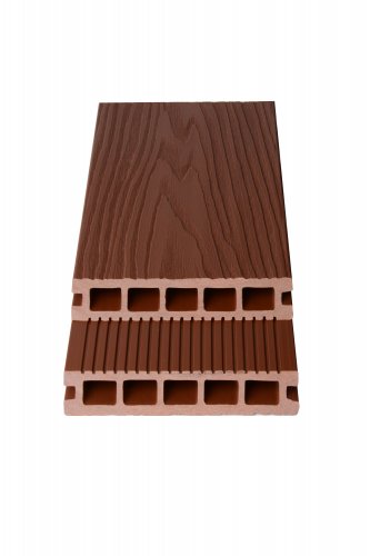 Террасная доска T-DECKS Premium 3D Light Classic 3000х150х20мм, цвет терракот