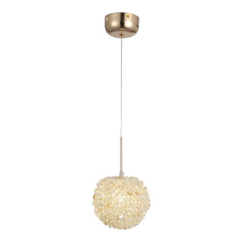 Подвесной светильник Lussole Appling LSP-8737 20W блестящее золото