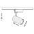 Трековый светильник Technical Track lamps TR003-1-6W4K-W Трековый светильник Technical Track lamps TR003-1-6W4K-W